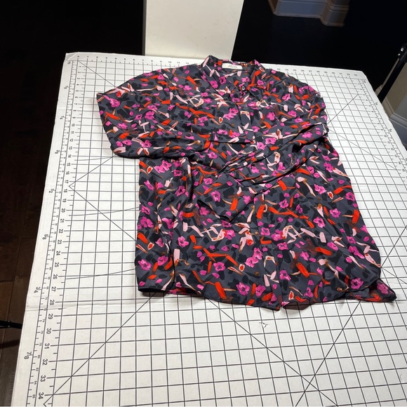 Dorothee Schumacher Floral SILK Blend Long Sleeve Button Down Shirt Top Blouse 6 - Picture 13 of 15